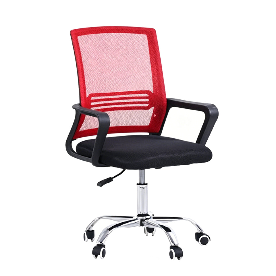 Adjustable Breathable Mesh Office Chair with 360° Swivel & S-shaped Back for Conference Rooms & Offices BGY-106