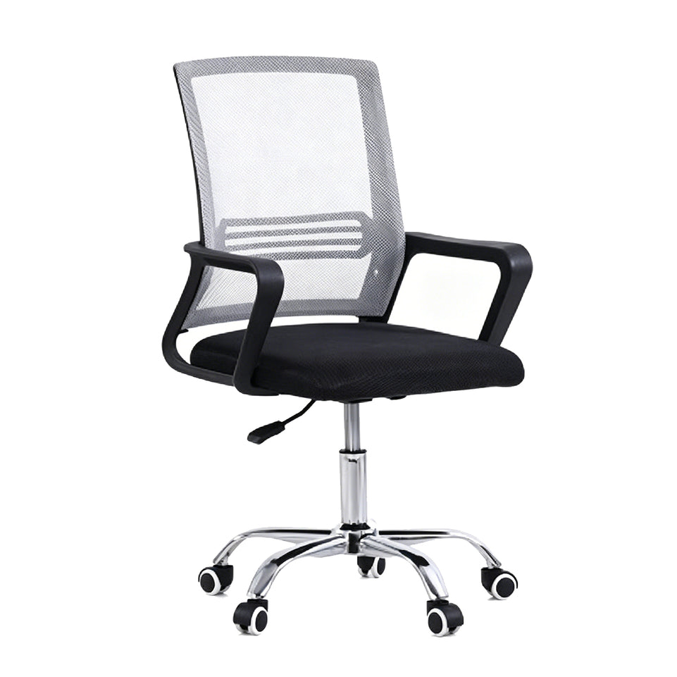 Adjustable Breathable Mesh Office Chair with 360° Swivel & S-shaped Back for Conference Rooms & Offices BGY-106