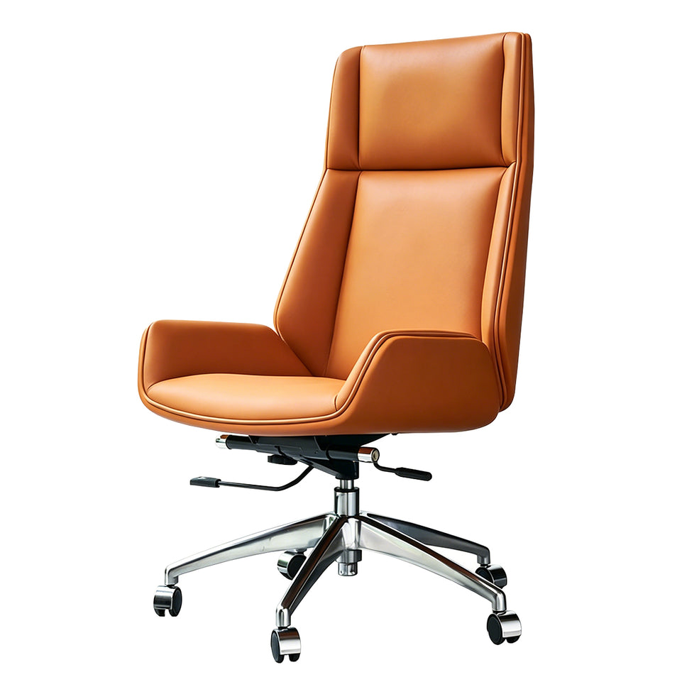 Luxurious Sleek Ergonomic Office Chair with Neck Support & Recline Function for Executive & Home Use BGY-107