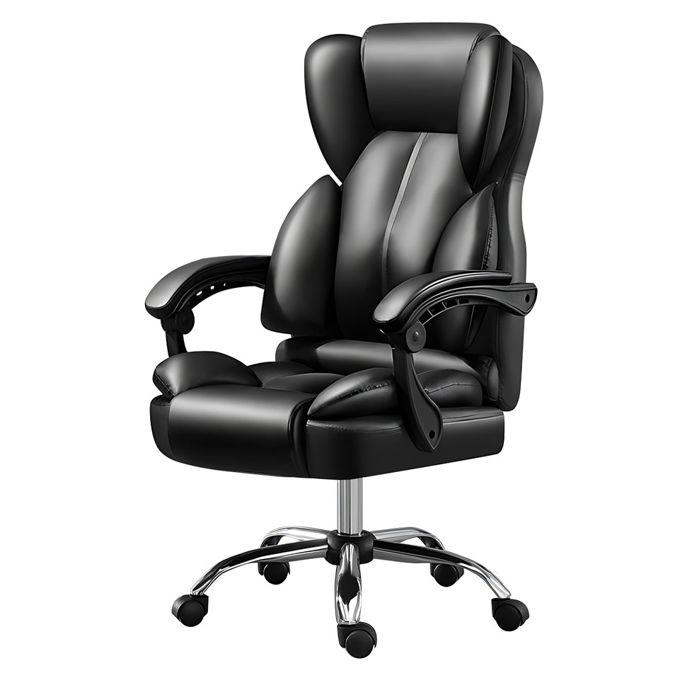 Versatile Home Office Chair with Reclining and Swivel Capabilities BGY-1076