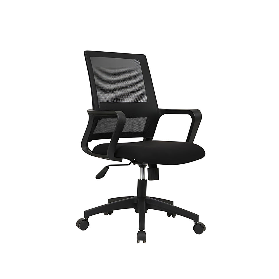Office Workstation Desk with Lockable, Built-In Outlets & File Drawers for Home Office