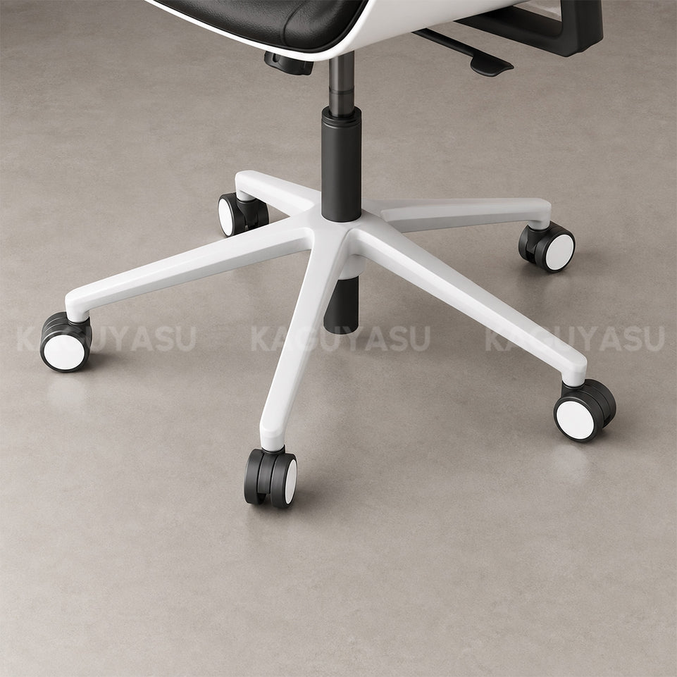 High-Back Office Chair with Adjustable Armrests, Recline, Swivel & Quiet Casters