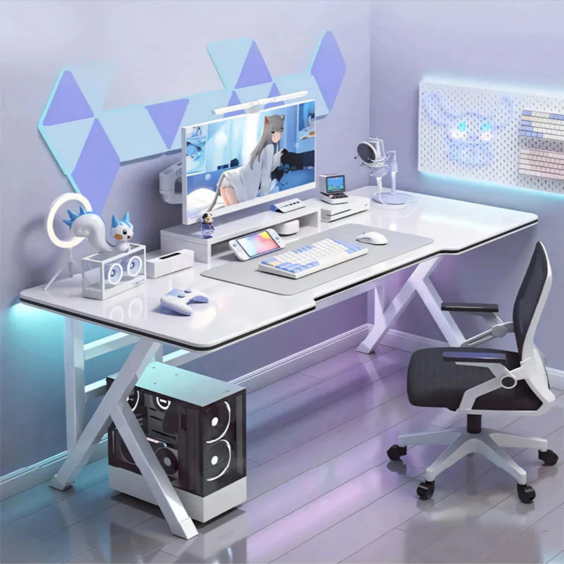 Curved Office Desk 31-55 in Wide for Home Office