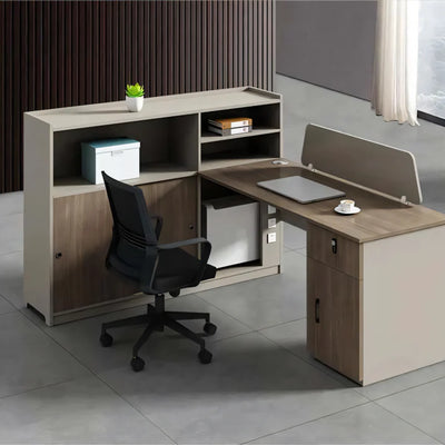 Modern Office Desk and Chair Set for 4-6 Employees BGZ-184