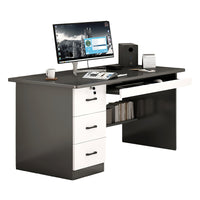 Minimalist Computer Desk with Storage Drawers for Home and Office BGZ-2022