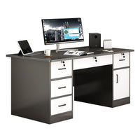 Minimalist Computer Desk with Storage Drawers for Home and Office BGZ-2022
