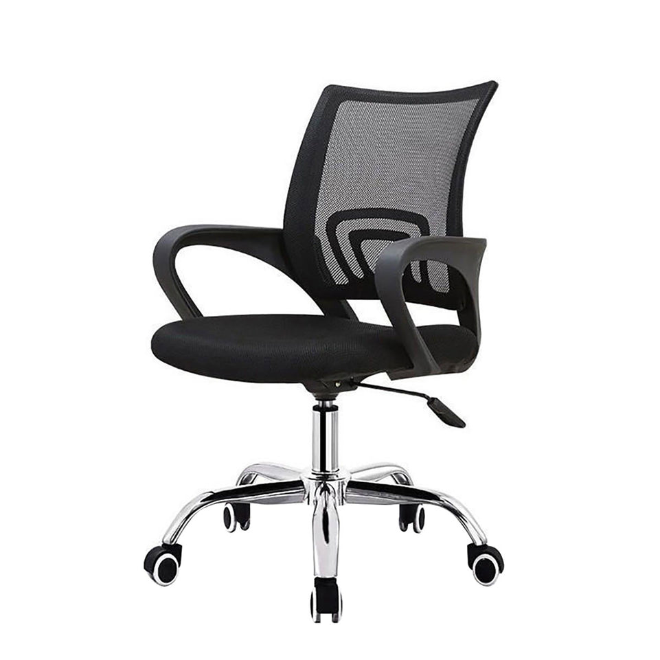 L-Shaped Office Desk with Cable Management, Lockable & File Drawers for Home Office
