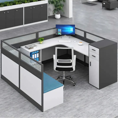 Versatile Workstation with Foldable Napping Bed – Modern Office Desk and Chair Combo  BGZ-K001