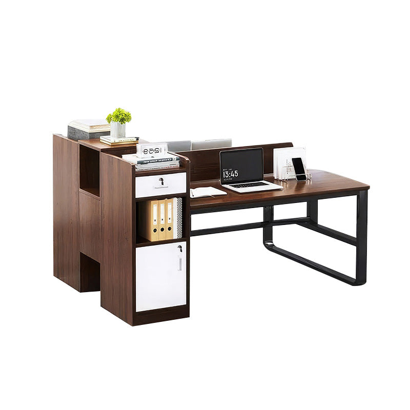 Face to Face for 2 Person Office Desk Simple Modern Office Staff Computer Desk YGZ-1034