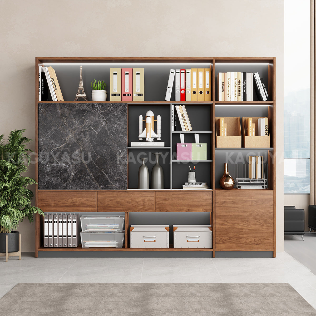 Modern Large-capacity File Cabinet with Sliding Doors for Office SZ-SG-S01（In Stock）