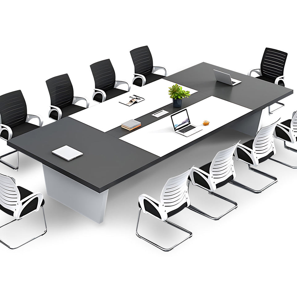 Rectangular and Large Conference Table Office Negotiation Table Long Table with Cable Management HYZ-008（Sale Event）