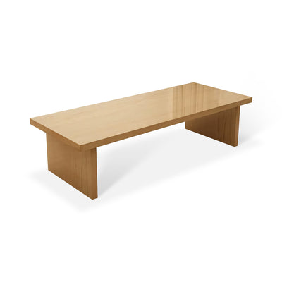 Minimalist Solid Wood Long Conference Table with Wood Grain Finish and Melamine Coated Board HYZ-10113