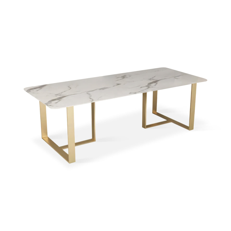 Marble Minimalist Conference Table and Chairs HYZ-10127