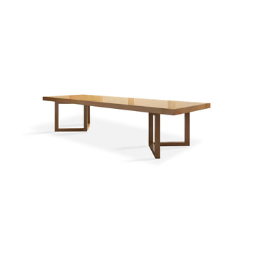 Modern Conference Table 63-142 in Wide (5.2-11.8 ft) with Solid Wood & Lumbar Support