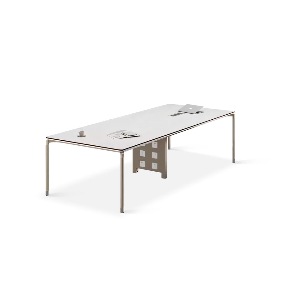 Office Computer Desk Rectangular Conference Table Environmental Protection Board Elegant and Simple HYZ-1057