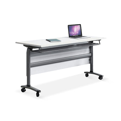 Foldable mobile training organization conference table long table with wheels HYZ-1066