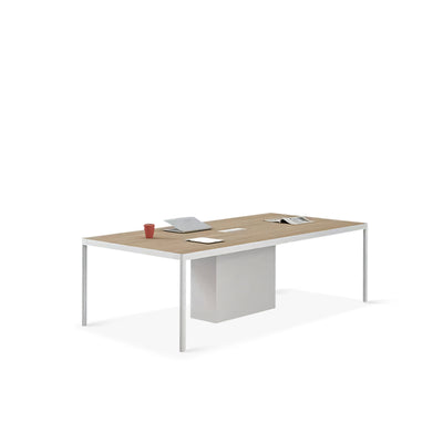 Aluminum Alloy Simple Arc Conference Table and Contemporary Small to Medium-sized Long Table HYZ-1088