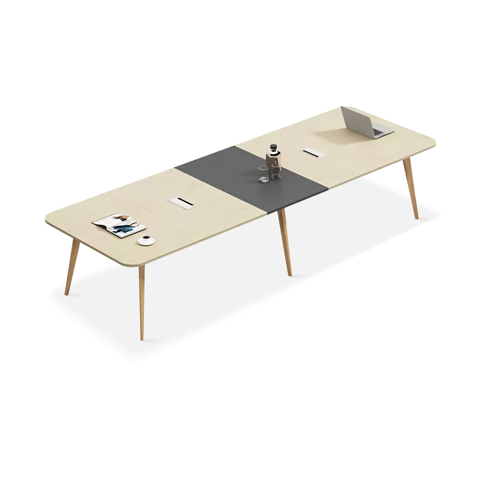 Conference Table Simple Modern Office Furniture Tables and Chairs Rectangular Conference HYZ-1096