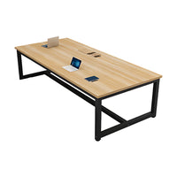 Simple Modern Solid Wood Rectangular Conference Table Office Desk HYZ-739