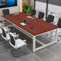 Simple Modern Solid Wood Rectangular Conference Table Office Desk HYZ-739