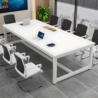 Simple Modern Solid Wood Rectangular Conference Table Office Desk HYZ-739