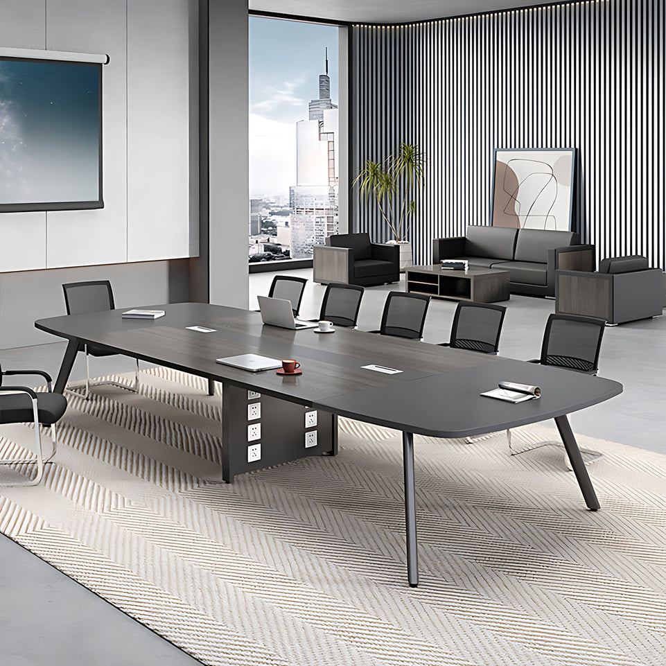 Large and Rectangle Conference Table with Socket HYZ-021 (Sale Event)