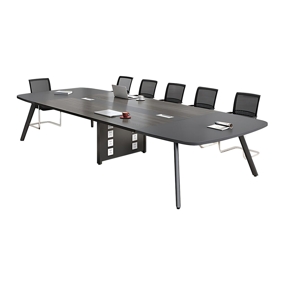 Large and Rectangle Conference Table with Socket HYZ-021 (Sale Event)