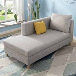 Elegant Nordic Fabric Chaise Lounge–Removable Cover, Silent Frame, And High-Density Cushion JDJJ-2010