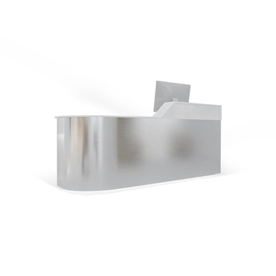 Modern Stainless Steel Bar Counter for Fashion Boutiques and Salons JDT-063