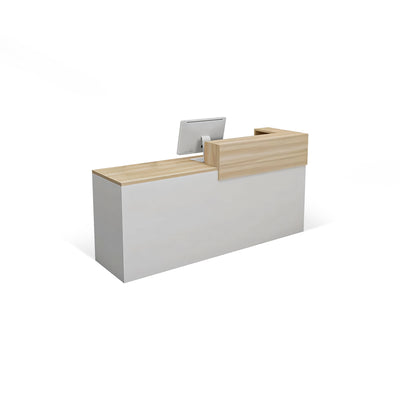 Modern Straight Front Desk with Versatile Storage and Custom for Offices JDT-1098