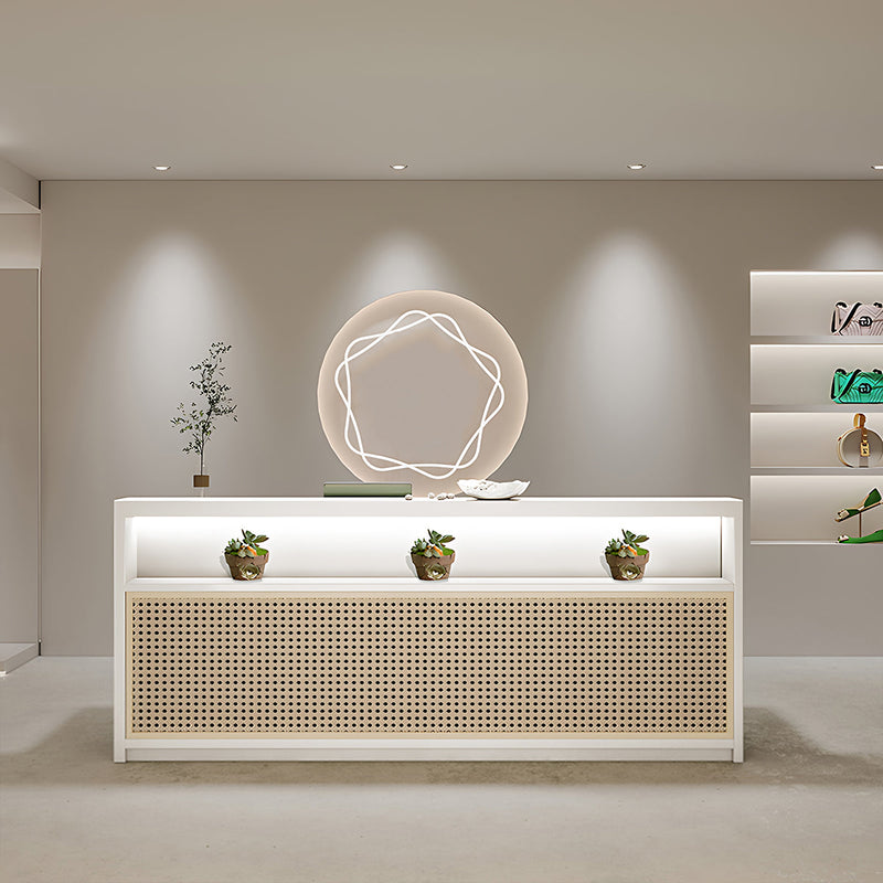 Retail Reception Desk 39-102 in Wide with Lumbar Support for Retail