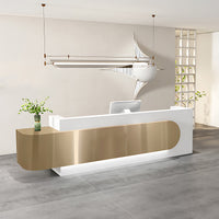 Simple Elegance Modern Aesthetics Multi-functional Reception Desk JDT-7276