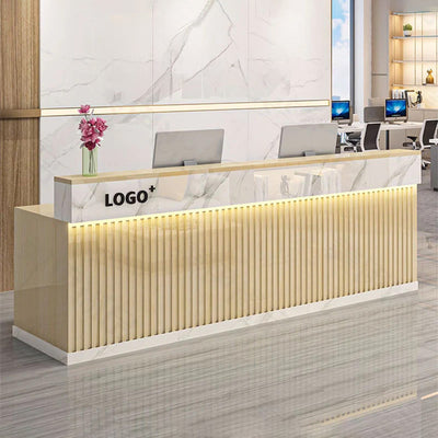 Modern Light Luxury Multifunctional Front Desk Reception Desk JDT-7282（In Stock ）