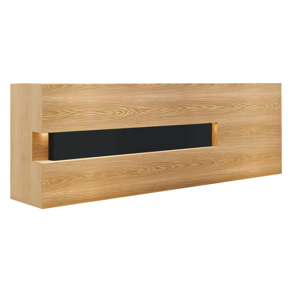Curved Reception Desk 59-157 in Wide with Solid Wood, File Drawers & Lumbar Support
