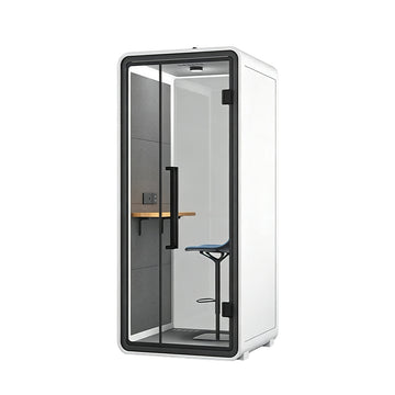Professional Acoustic Pod with Multi-layer Soundproof Structure, Safety Glass, Magnetic Sealing Strips & Modular Design for Private Workspaces