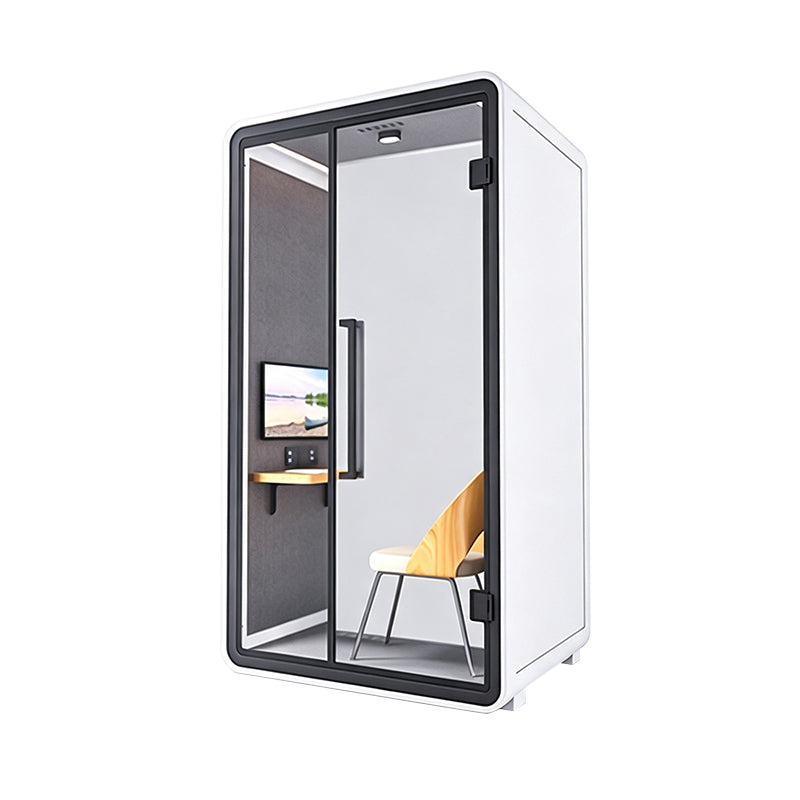Professional Acoustic Pod with Multi-layer Soundproof Structure, Safety Glass, Magnetic Sealing Strips & Modular Design for Private Workspaces