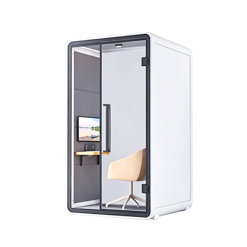 Professional Acoustic Pod with Multi-layer Soundproof Structure, Safety Glass, Magnetic Sealing Strips & Modular Design for Private Workspaces