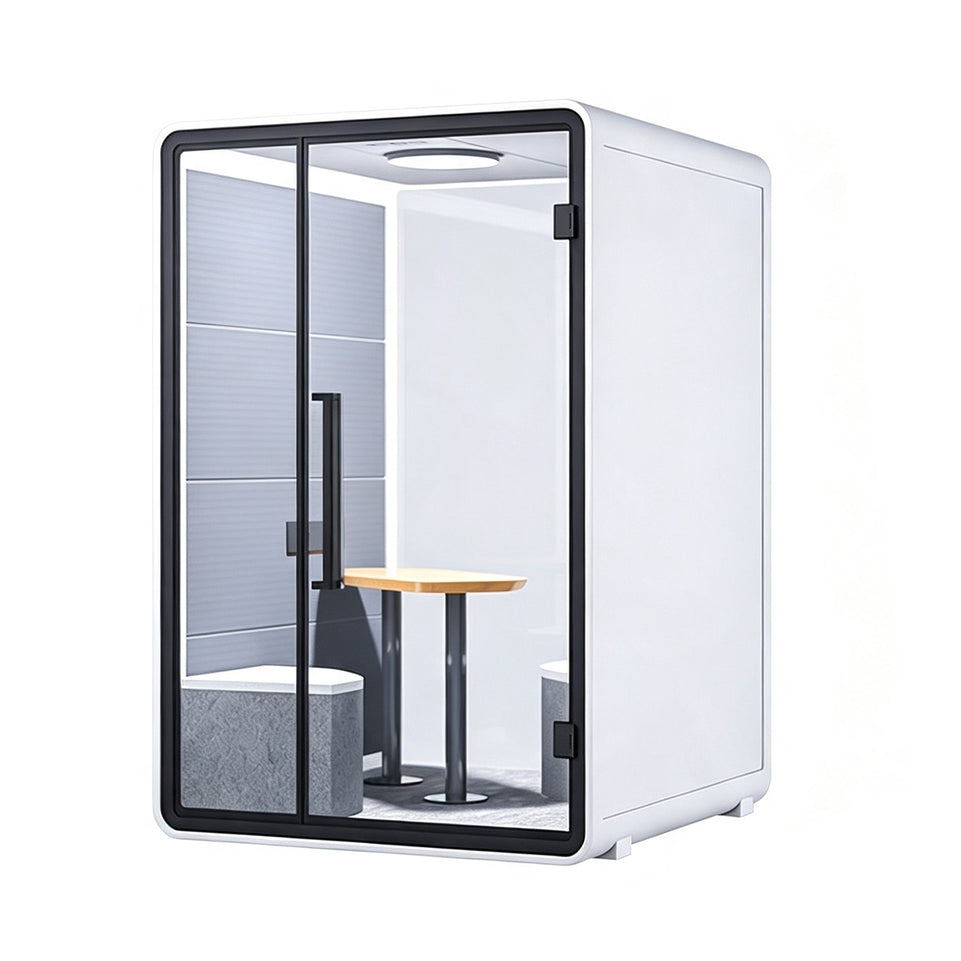 Professional Acoustic Pod with Multi-layer Soundproof Structure, Safety Glass, Magnetic Sealing Strips & Modular Design for Private Workspaces