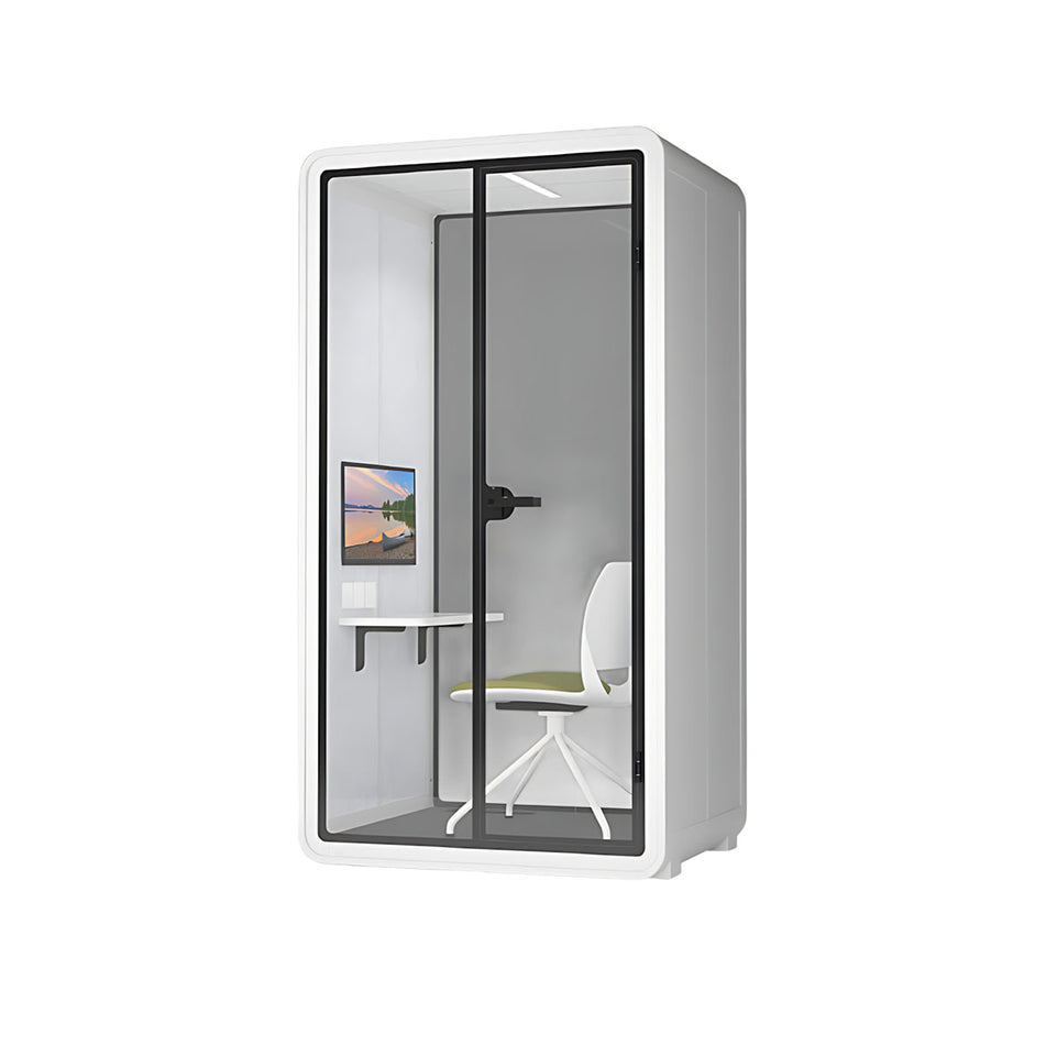 Advanced Acoustic Pod with Six-layer Soundproof Structure, Tempered Safety Glass, Air Circulation System & Modular Design for Private Spaces