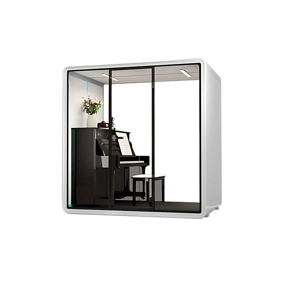 Advanced Acoustic Pod with Six-layer Soundproof Structure, Tempered Safety Glass, Air Circulation System & Modular Design for Private Spaces