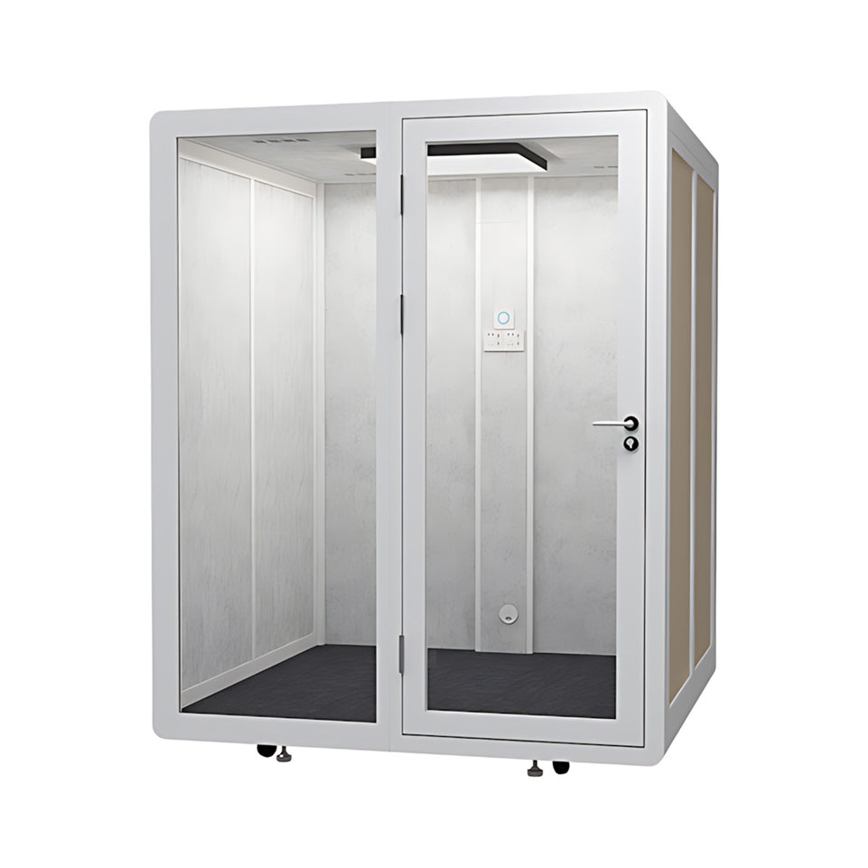 Soundproof Acoustic Privacy Pod with Eco-friendly Materials, Noise Reduction System, Quiet Ventilation & Modular Design for Private Workspaces