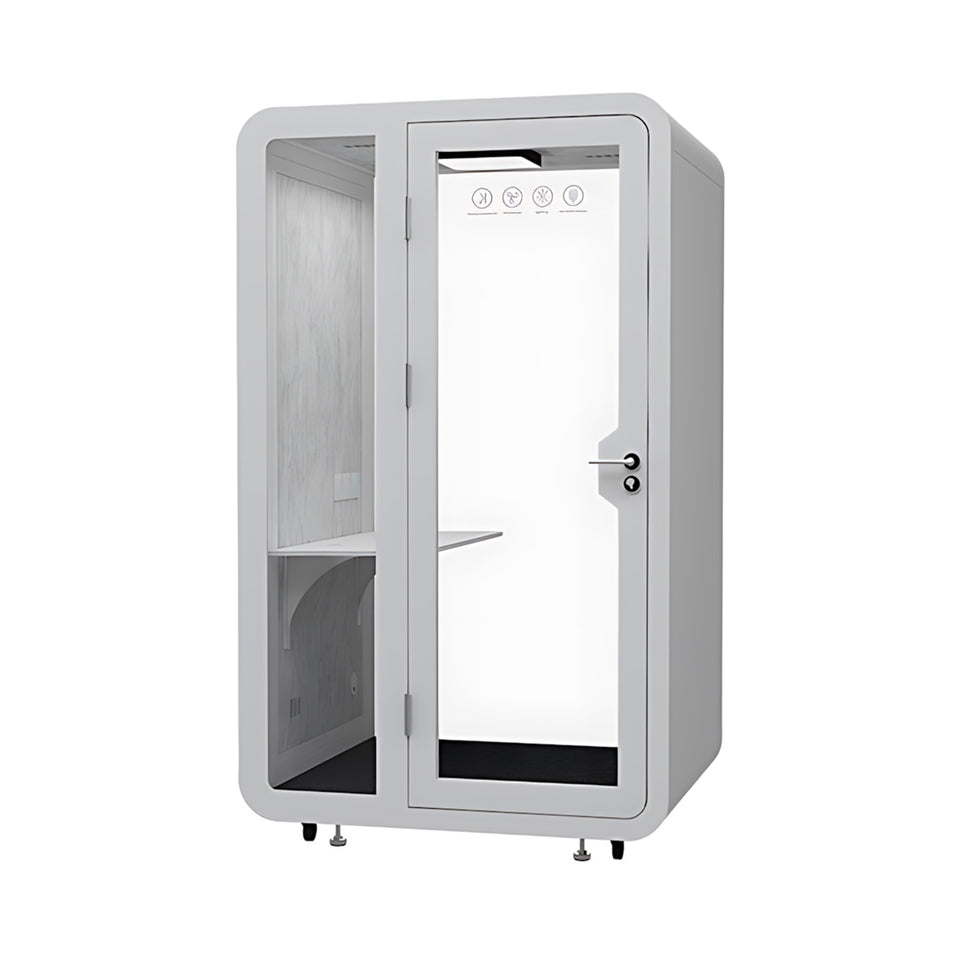 Soundproof Acoustic Privacy Pod with Eco-friendly Materials, Noise Reduction System, Quiet Ventilation & Modular Design for Private Workspaces