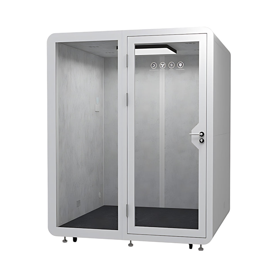 Soundproof Acoustic Privacy Pod with Eco-friendly Materials, Noise Reduction System, Quiet Ventilation & Modular Design for Private Workspaces