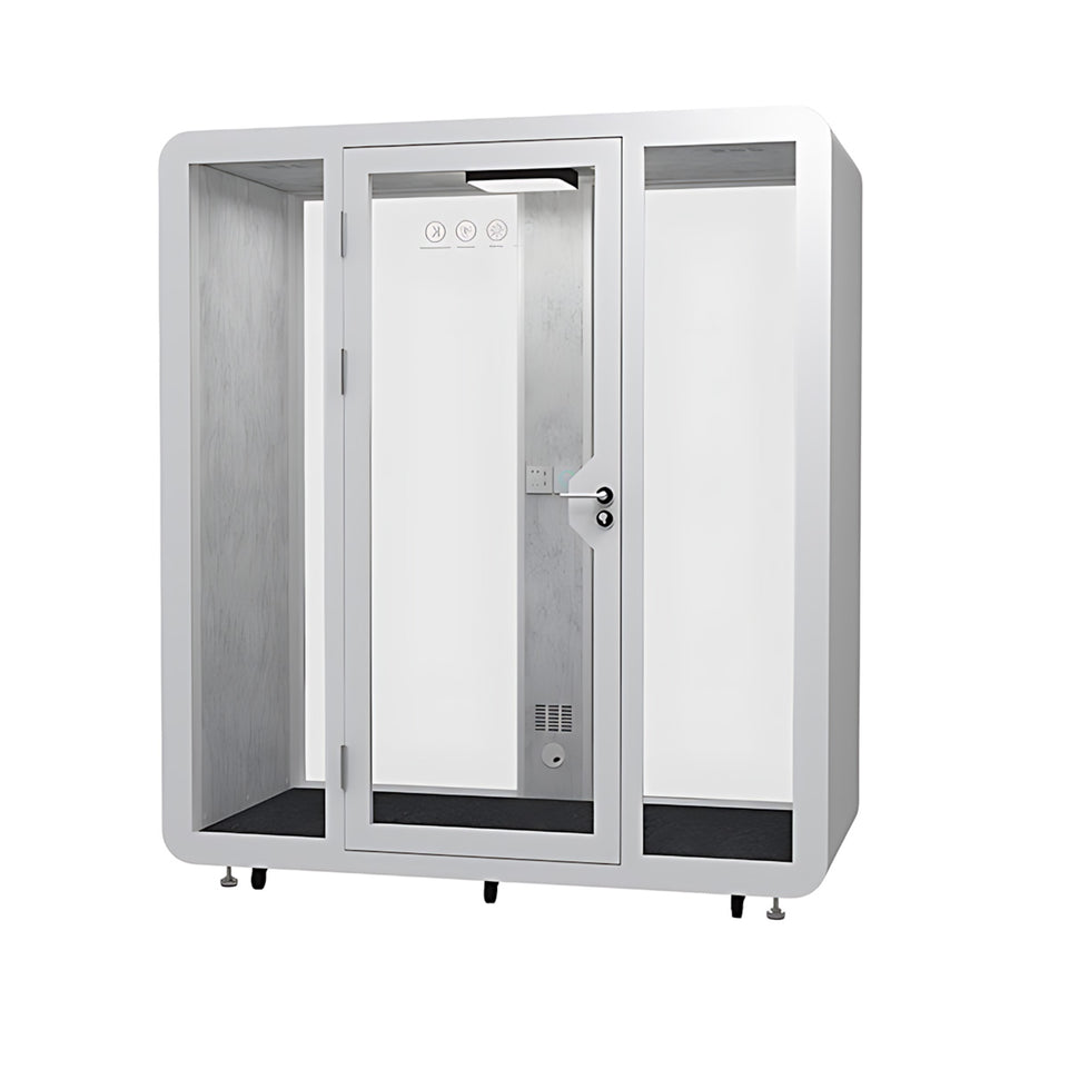 Soundproof Acoustic Privacy Pod with Eco-friendly Materials, Noise Reduction System, Quiet Ventilation & Modular Design for Private Workspaces