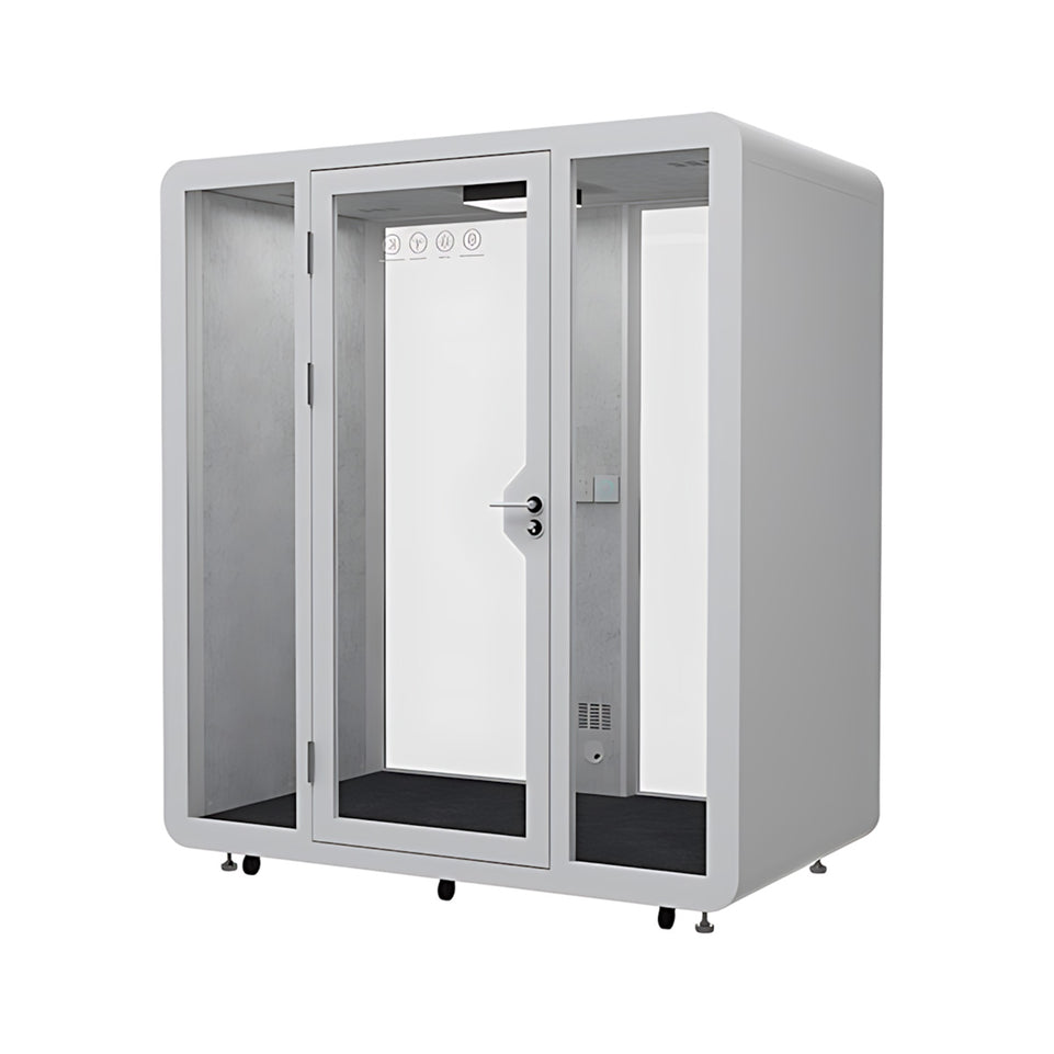 Soundproof Acoustic Privacy Pod with Eco-friendly Materials, Noise Reduction System, Quiet Ventilation & Modular Design for Private Workspaces