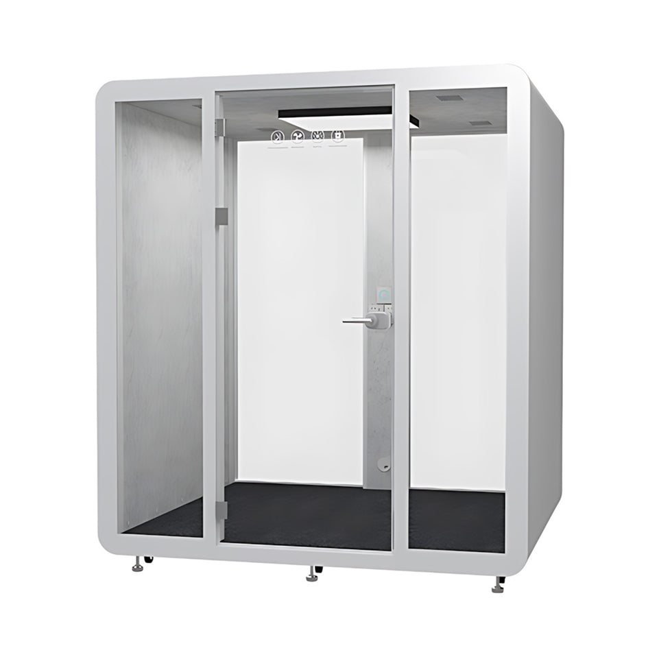 Soundproof Acoustic Privacy Pod with Eco-friendly Materials, Noise Reduction System, Quiet Ventilation & Modular Design for Private Workspaces