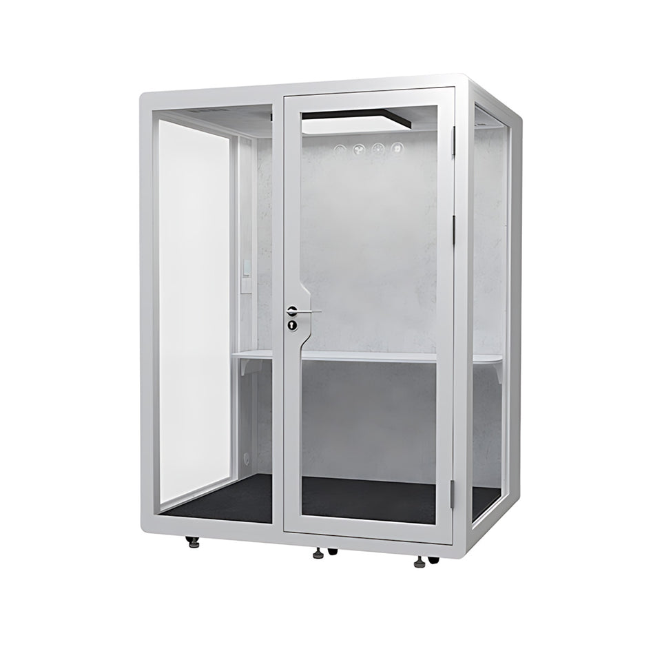 Soundproof Acoustic Privacy Pod with Eco-friendly Materials, Noise Reduction System, Quiet Ventilation & Modular Design for Private Workspaces
