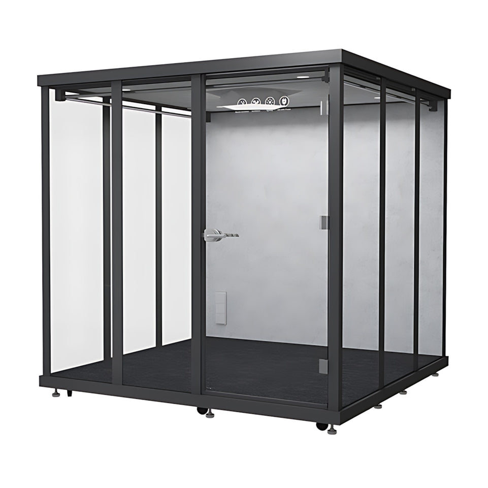 Soundproof Acoustic Privacy Pod with Eco-friendly Materials, Noise Reduction System, Quiet Ventilation & Modular Design for Private Workspaces
