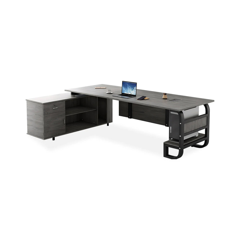 Boss office desk simple modern manager president light luxury large desk LBZ-10134