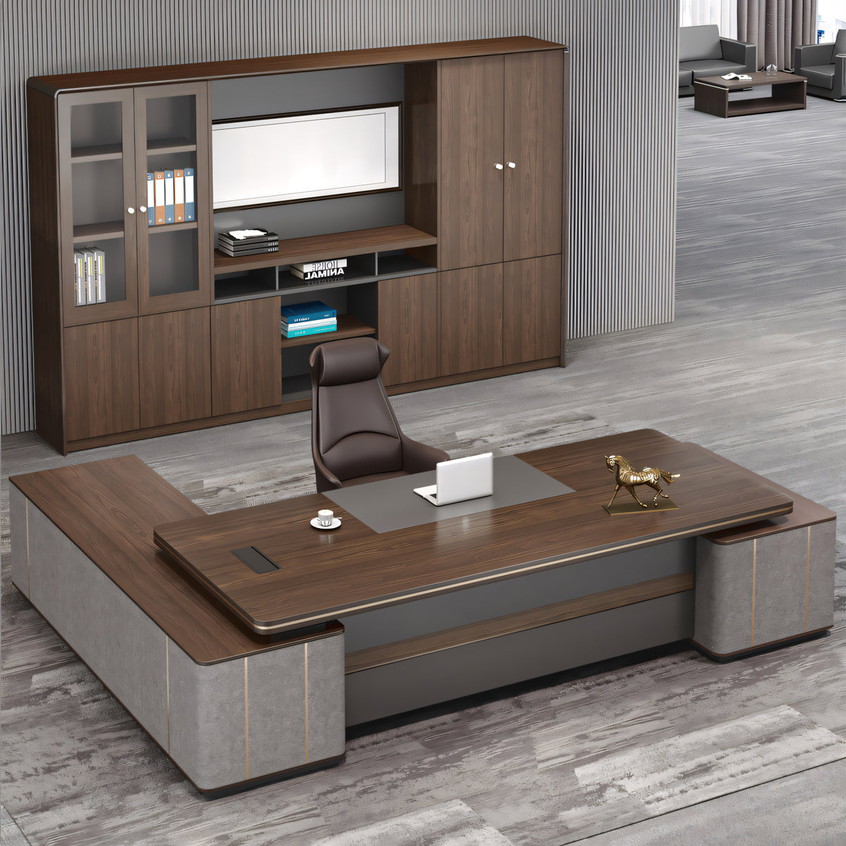 Exec Desk Customizable Luxury Durable New Executive Desk In Stock, Online ...